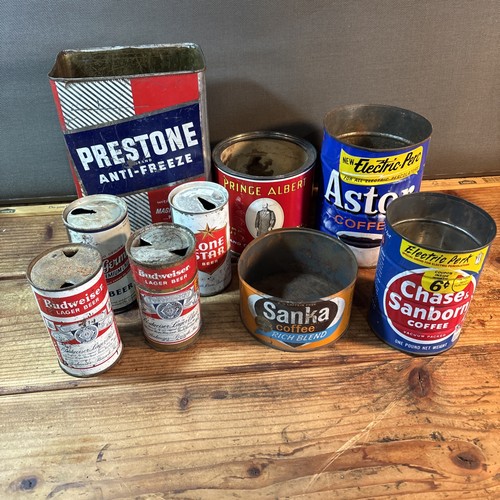 Collectible vintage tins - collectible,