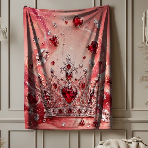 Jeweled heart crown - jeweled,