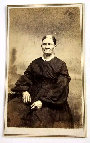 Antique cdv photo - antique, elderly