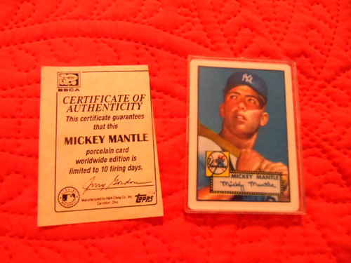 1952 mickey mantle - mantle, legend