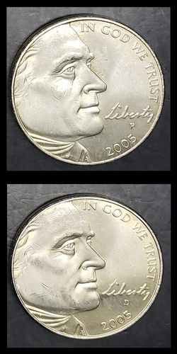2005 d jefferson nickel - p,