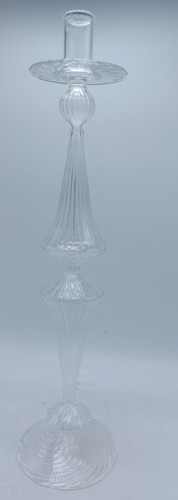 Venetian clear glass - clear, candel