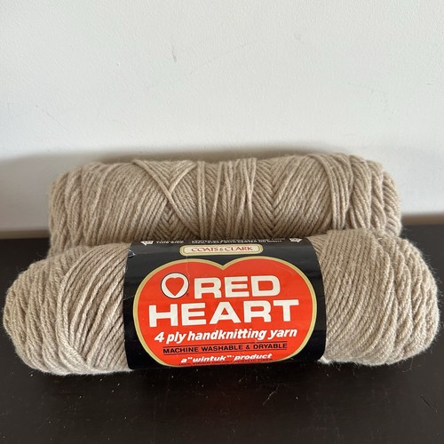 Vintage red heart ply - red,