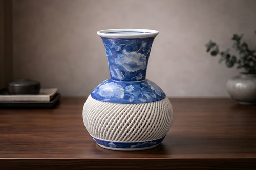 Japanese hasami yaki vase - japanese,