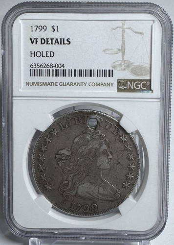 1799 draped bust dollar ngc - draped,