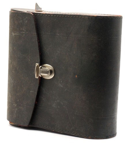 Vintage large black leather - vintage,