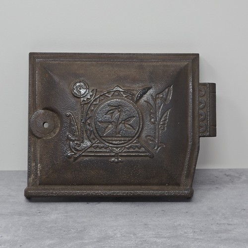 Antique cast iron wood - wood, fired