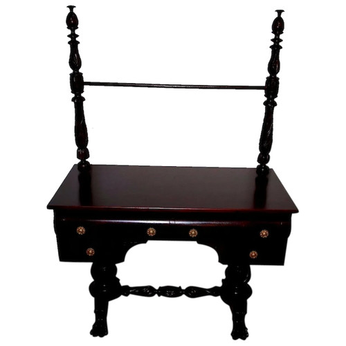 Antique empire style mahogany - style,