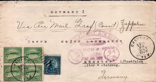 1928 calvert texas - cancel, graf