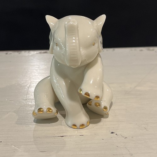 Lenox porcelain ivory elephant - porcelain,