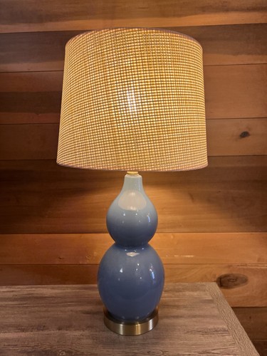 Light blue ceramic double - blue,