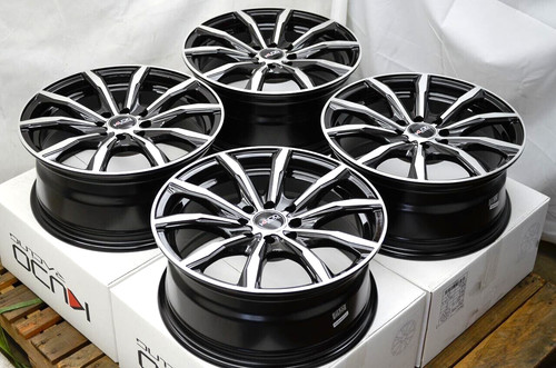 16x7 black wheels rims - rims, lug