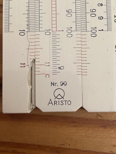 Vintage aristo 98 slide - aristo,