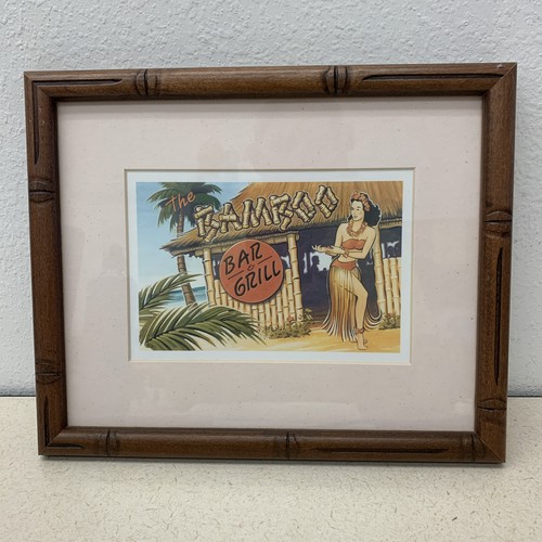 Vintage tiki bar bamboo - tiki,