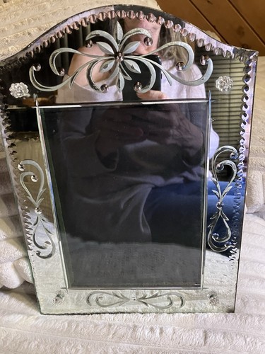 Vintage venetian etched - venetian,