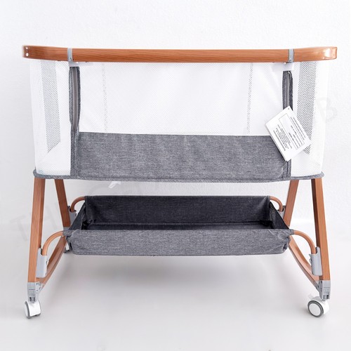 Gray baby bedside - 3-in-1,