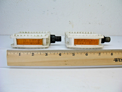 White plastic pedals from - white,