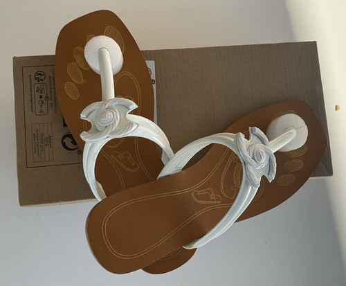 Women brown white thong - women’s,