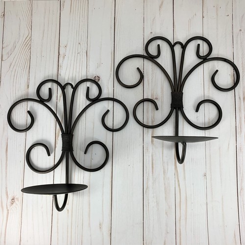 Oil rubbed bronze metal scroll - bronze,