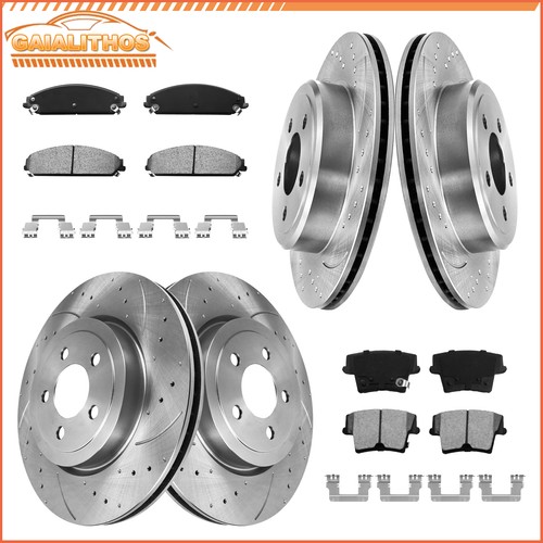 Awd front rear drilled brake - drilled,