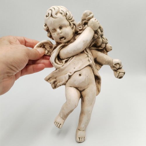 Vintage cherub angel wall - cherub,