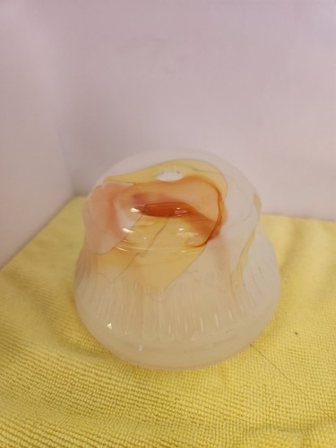 Vintage swirled slag glass - slag,