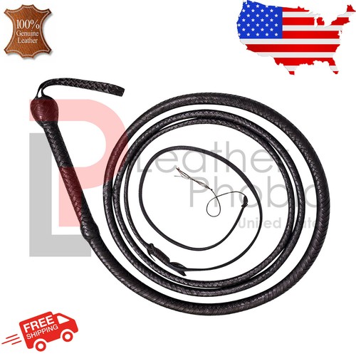 Leather bullwhip 16 feet - 4,