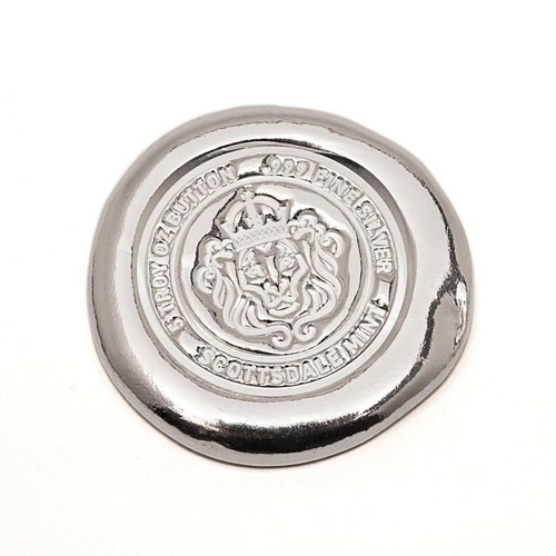 Scottsdale silver button - oz,