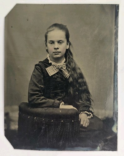 Antique tintype photo - tintype,
