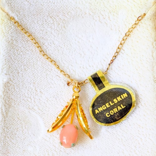 12kt gold and angelskin coral - 12kt,