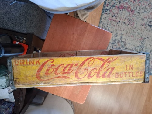 Vintage 1959 coca cola wooden - vintage,