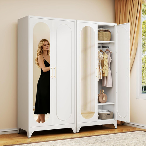 White armoire wardrobe - 71",