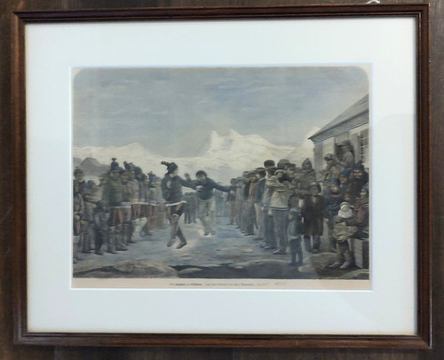 1870s hand colored lithograph - hand,