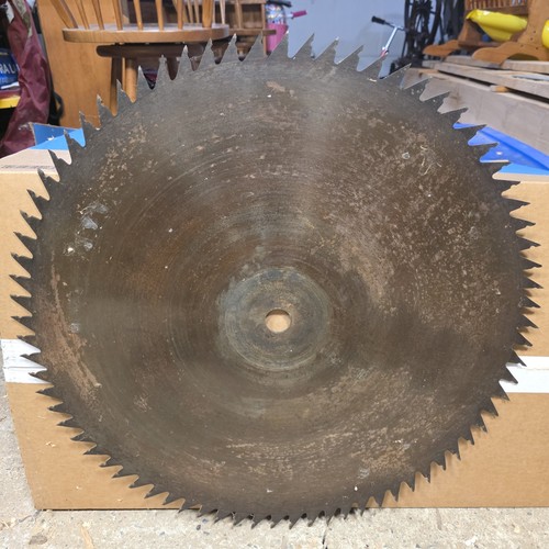 Vintage sawmill buzz saw - sawmill,