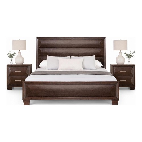 Queen bedroom set espresso - bedroom,