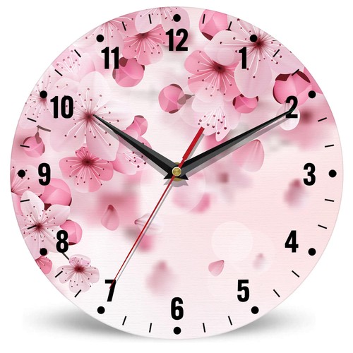 Wall clocks cherry blossom - wall, clocks,cherry