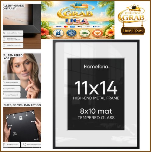 Picture frame 11x14 - frame, black