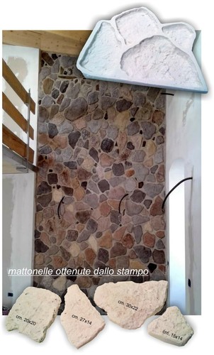 Rubber mold concrete - mold, veneer