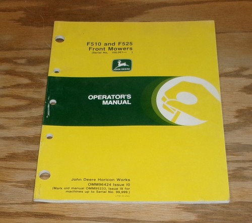 Original 1990 john deere f510 - 1990,