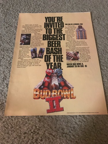 Vintage 1990 budweiser bud - 1990,