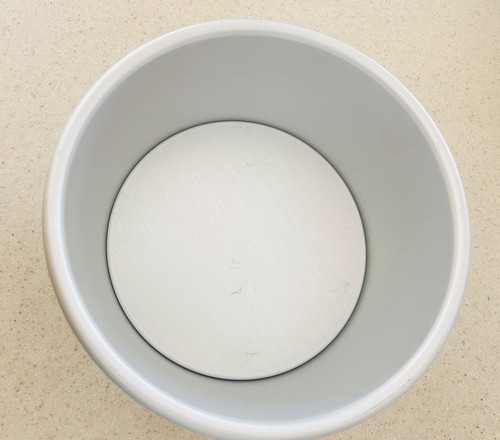 Natural aluminum cheesecake - aluminum,