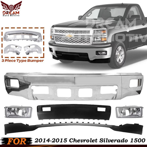Front bumper chrome fog - bumper,