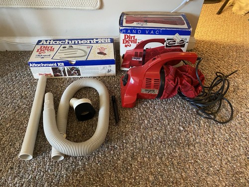 Vtg dirt devil hand vac - devil,