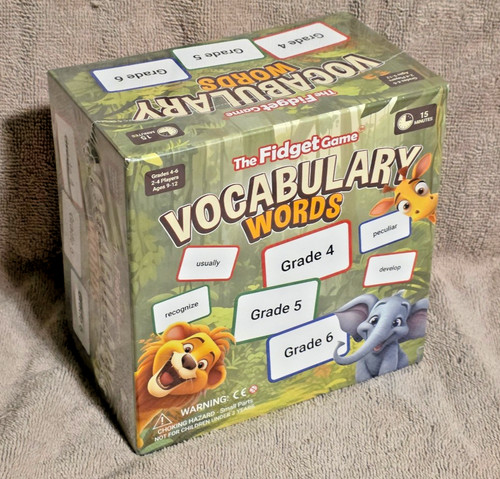 The fidget game vocabulary - fidget,