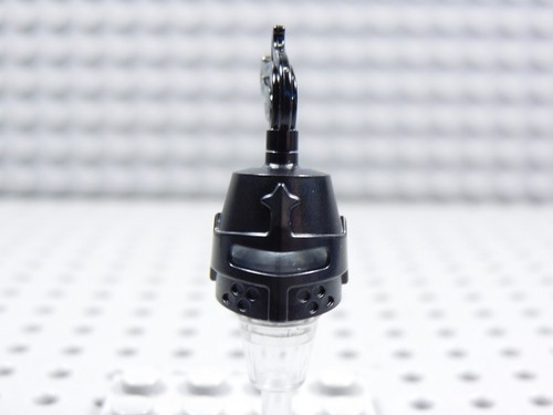 Lego black knight - black, w/