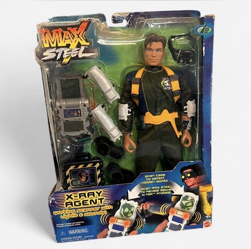 Vintage 2002 mattel max steel - mattel,