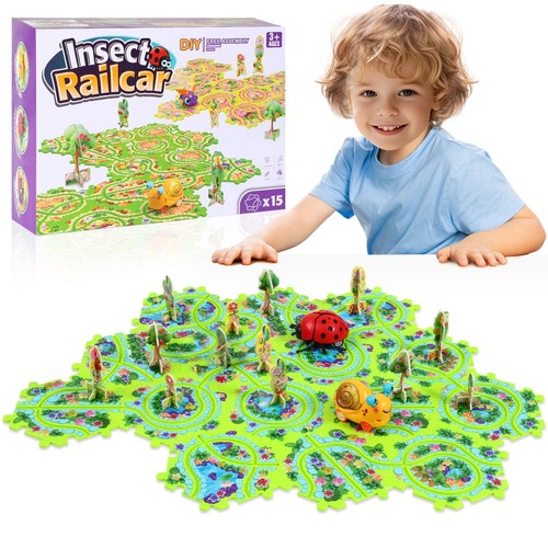 15pcs puzzle racer kids car - 15pcs,