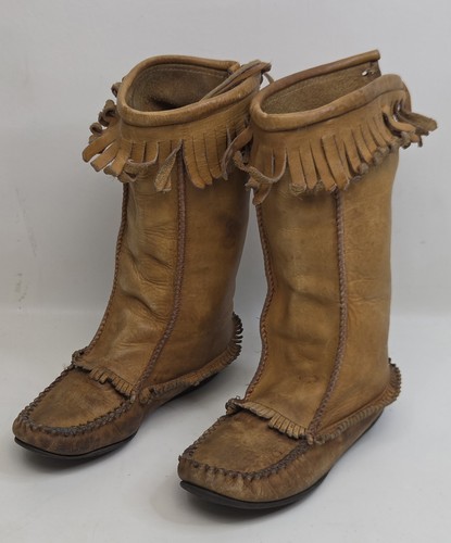 Vintage moccasins natural - vintage,