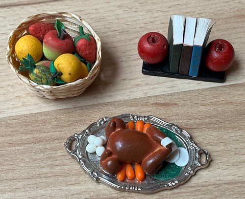 Dollhouse miniature lot turkey - lot,