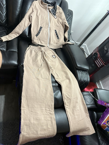 Women piece fleece - l, 2-piece